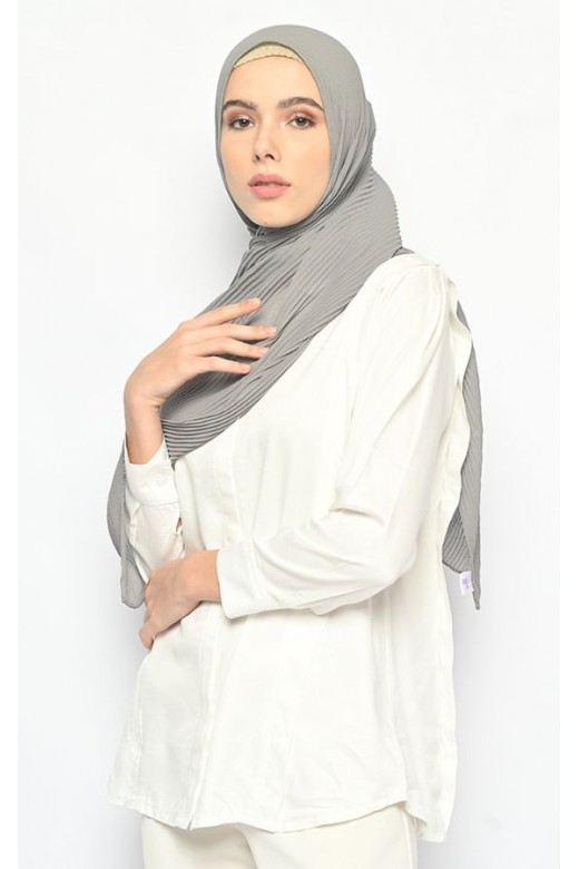 Pasmina Plisket Cerutti Dark Grey